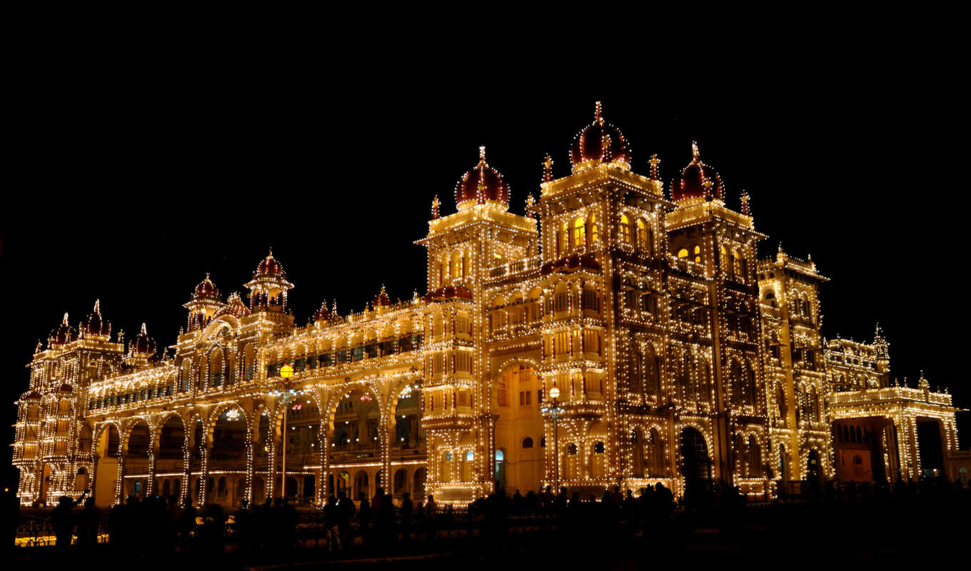 picture, photos, palace, big, mysore, vilas, maharajah, illuminati