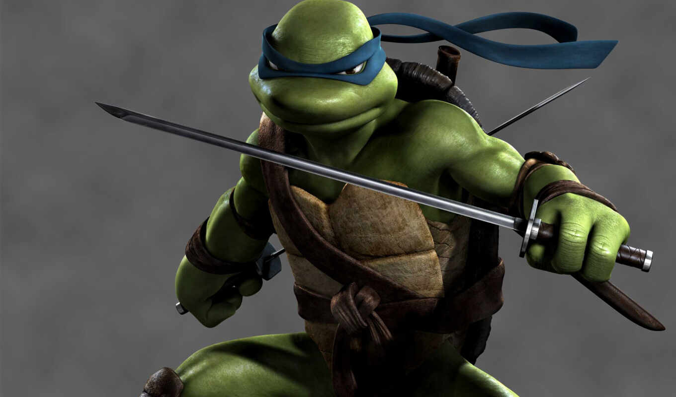 ninja, Leonardo, drawn, how, turtles, mutant, turtles, teenage, Leo, turtles