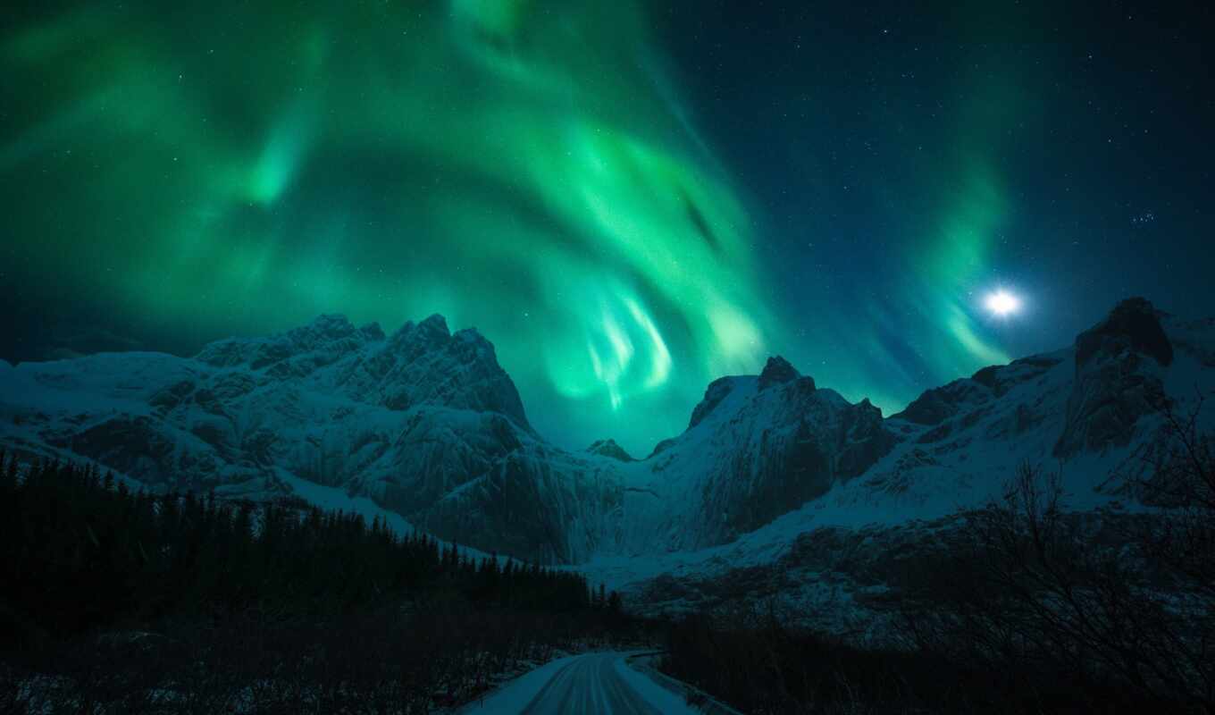 Обои aurora, borealis, сияние, раздел Природа, размер 1920x1200 HD WUXGA.