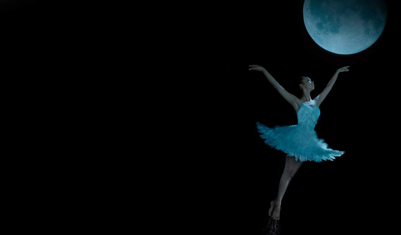 moon, dance, ballet dancer