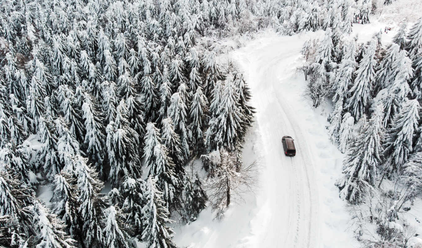 road, season, snowy