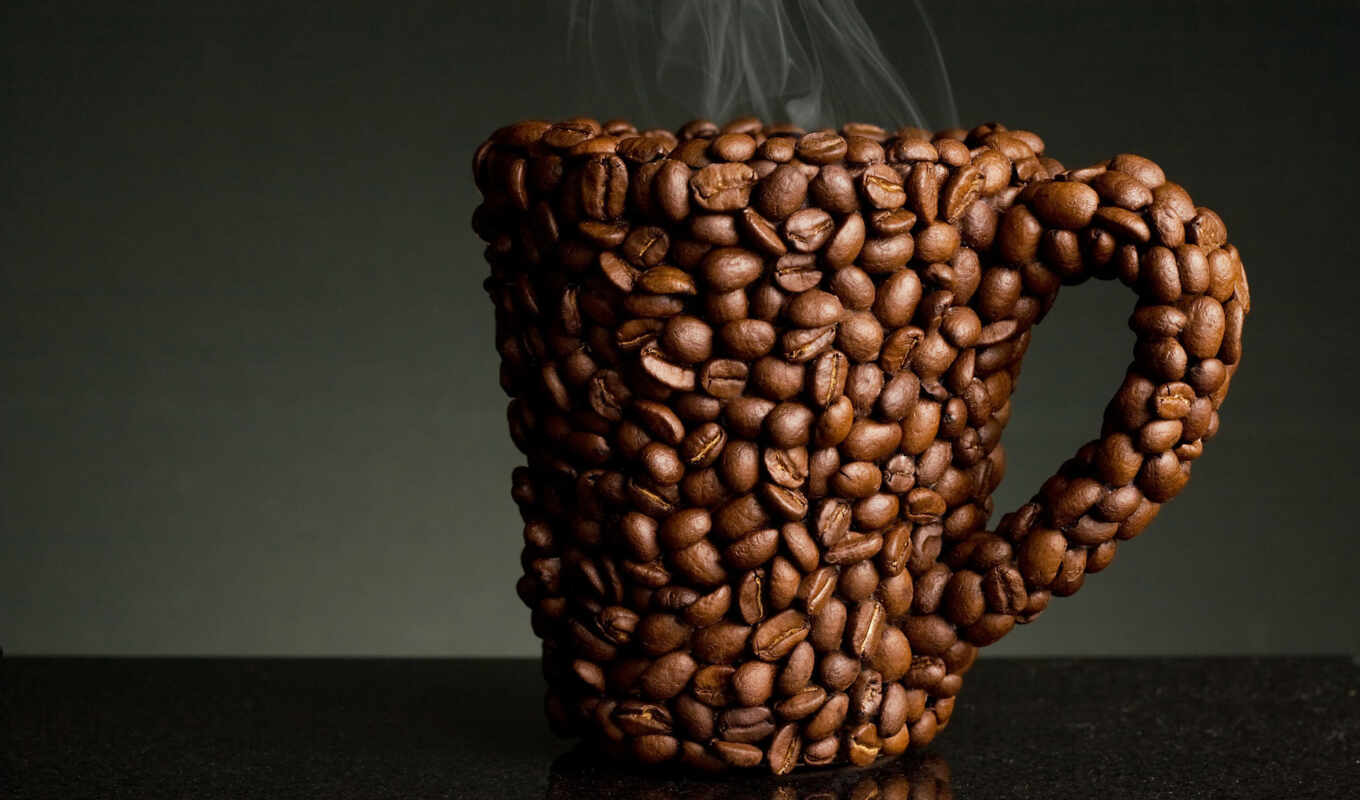 картинку, coffee, abstract, зерна, cup, кружка, кофейные, кофейная