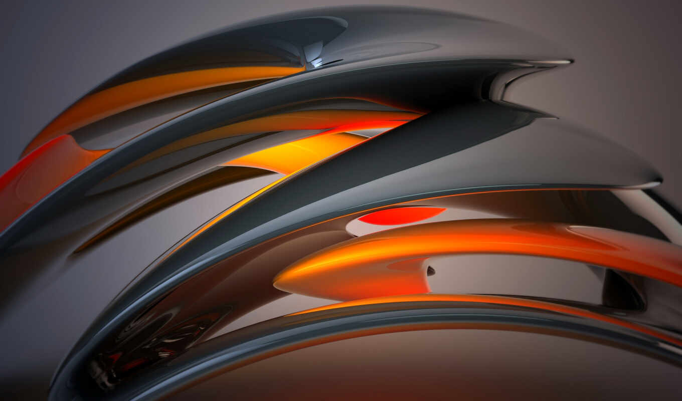 collection, black, large format, graphics, abstraction, already, the best, orange, uploaded