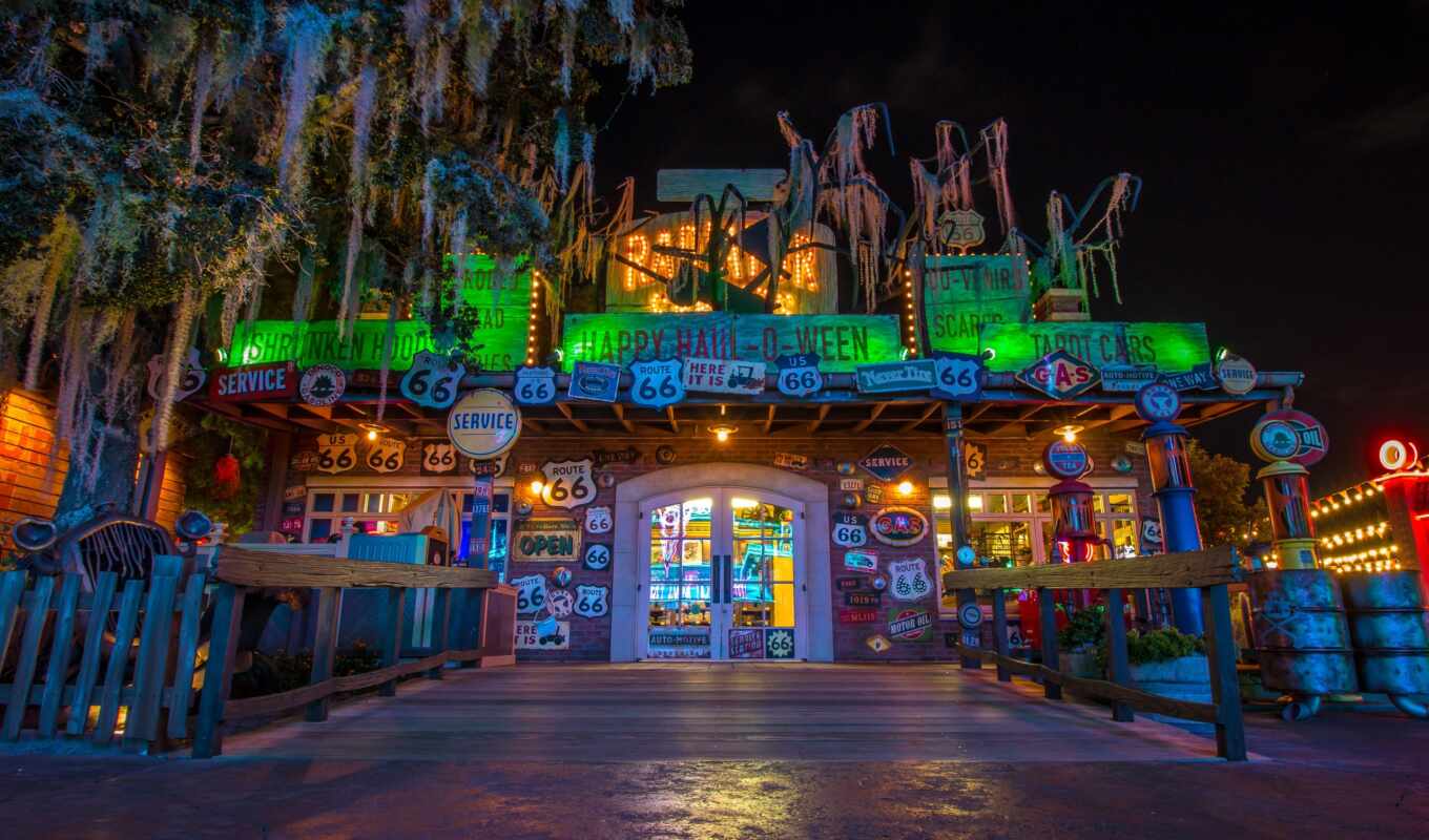 night, california, usa, park, hdr, disneyland, anaheim