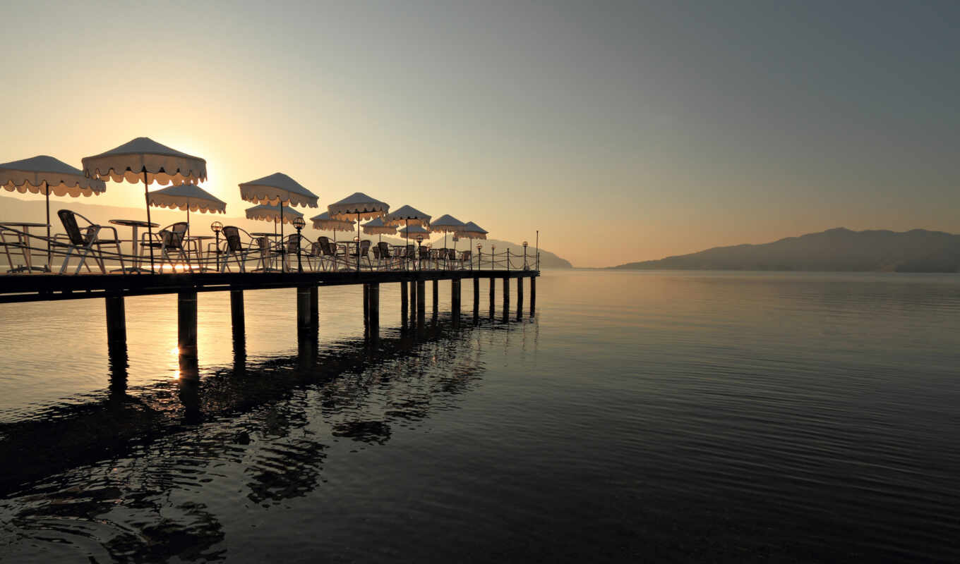 красочные, зонты, море, resort, turkey, выходные, отеле, marin, eftalia, турки