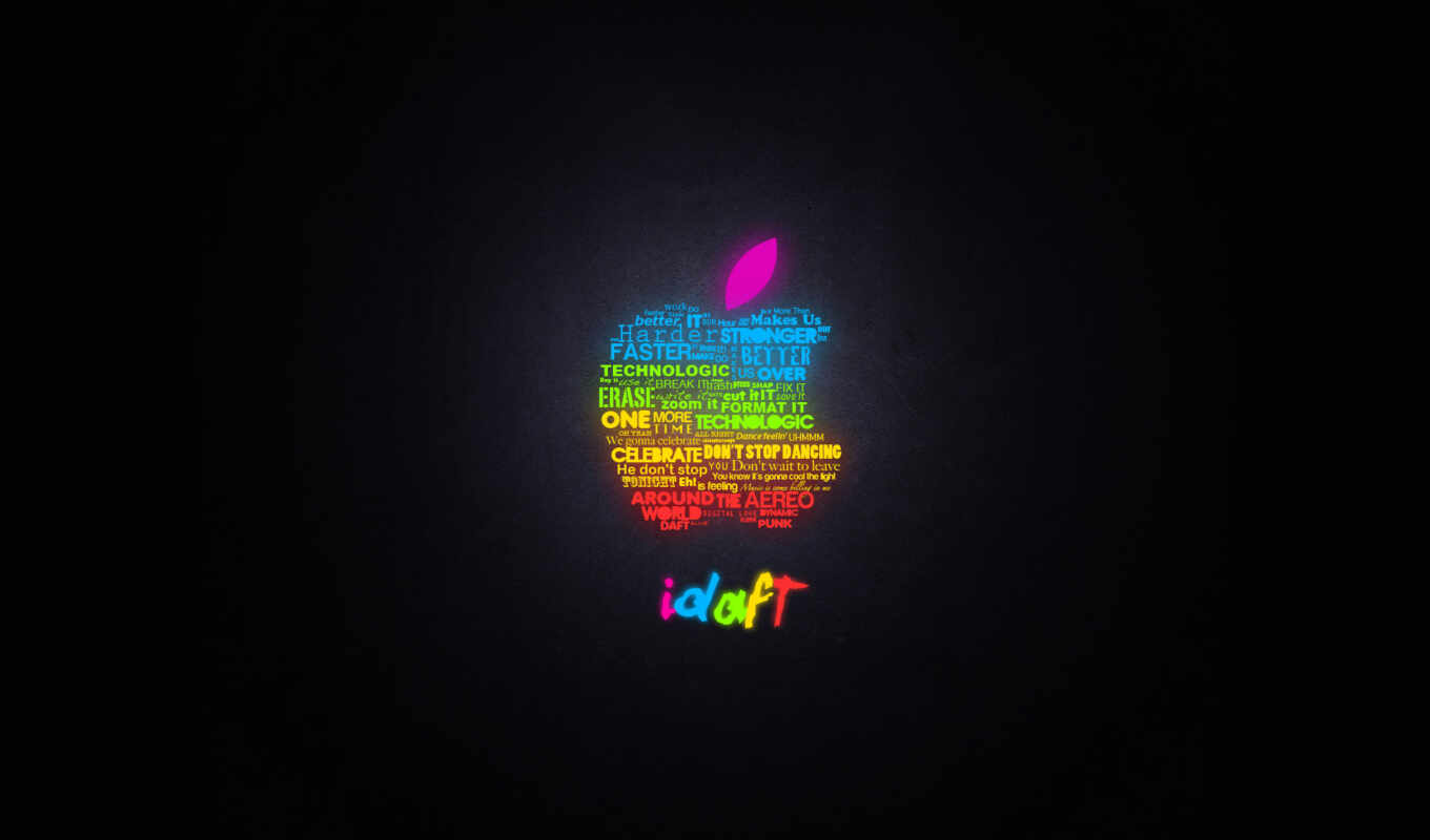 apple, iphone, abstract, colors, rainbow, idaft