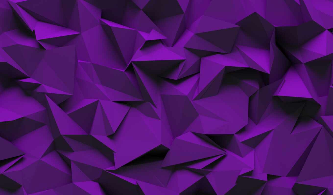 purple, geometric, треугольник