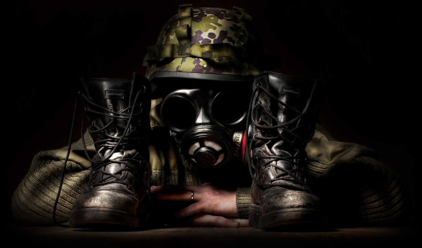 apocalypse, soldier, mask, camouflage, gas