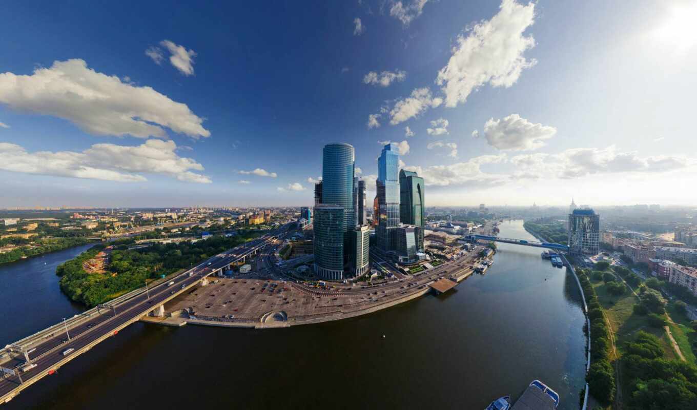 sky, city, cityscape, moscow, Russia, company, skyscraper, international