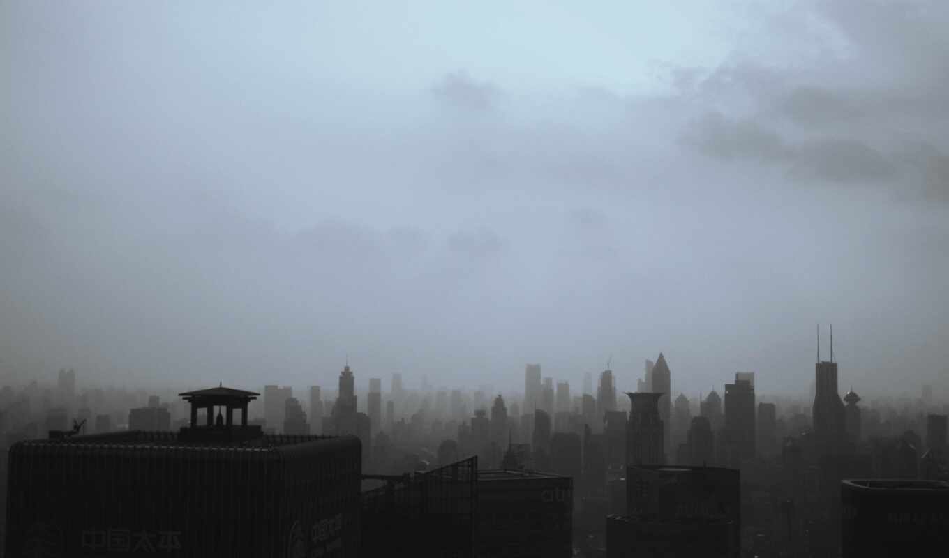 часы, город, skyline, middle, башня, араффатура