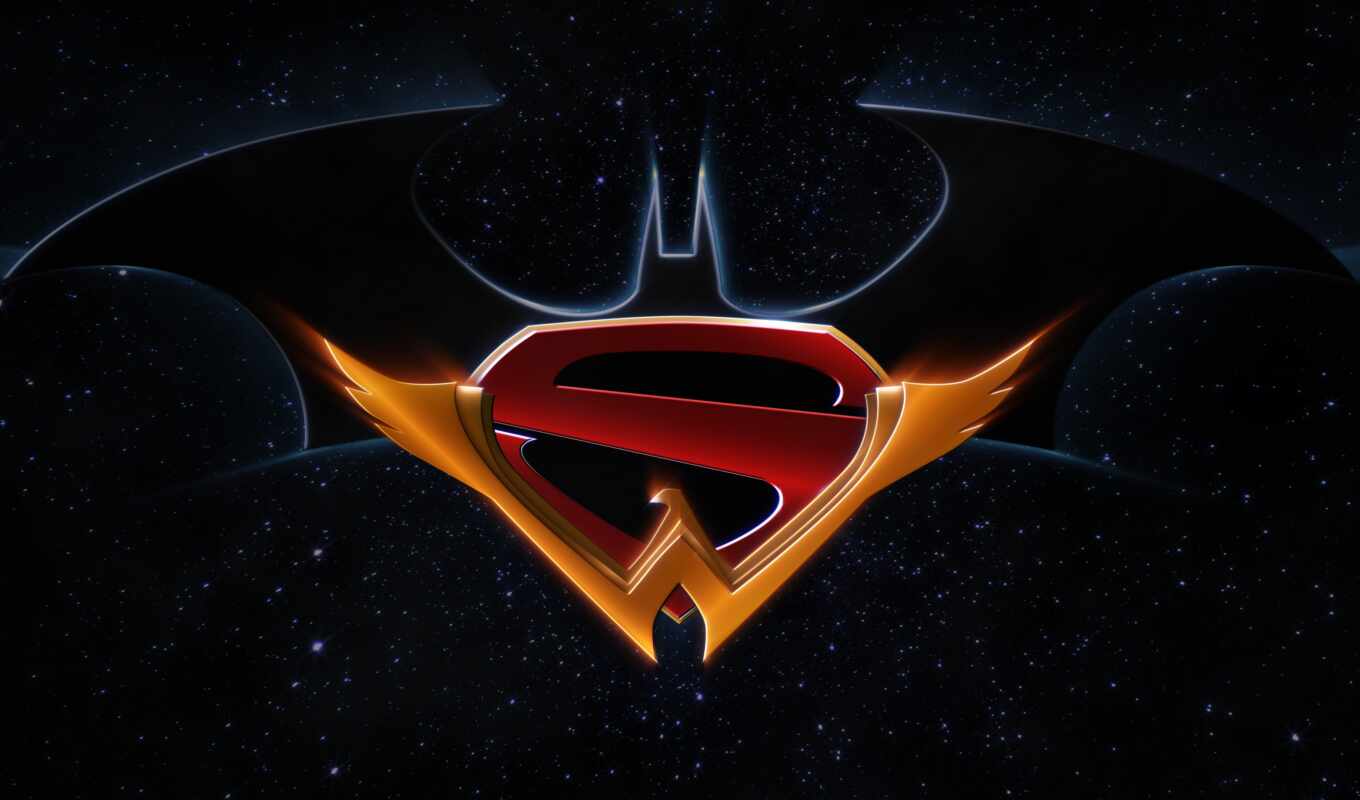 art, logo, женщина, dark, comics, artwork, batman, superman, супергерой, wonder, trinity