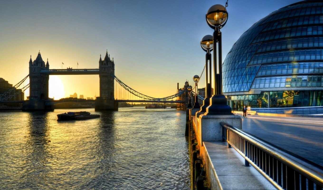 Bridge, tower, london