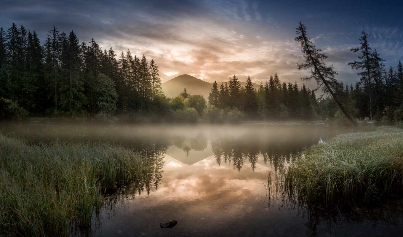 lake, nature, free, mountain, Austria, reflection