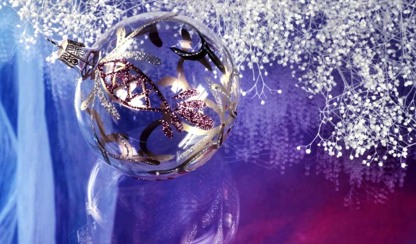 ornament, purple, christmas, silver, ball, decoration, glitter, noel, novocom