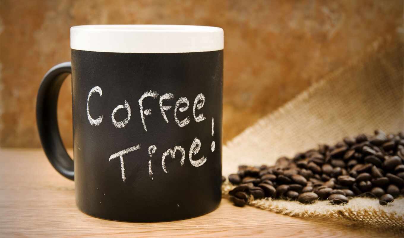 coffee, time, cup, drink, seed