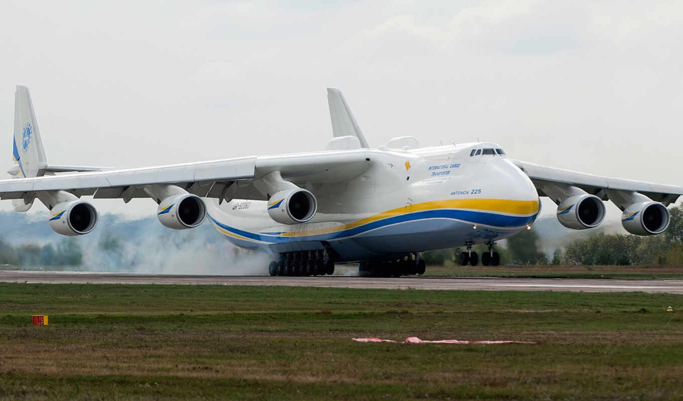 самолёт, мире, большой, транспорт, ukrainian, ан-225