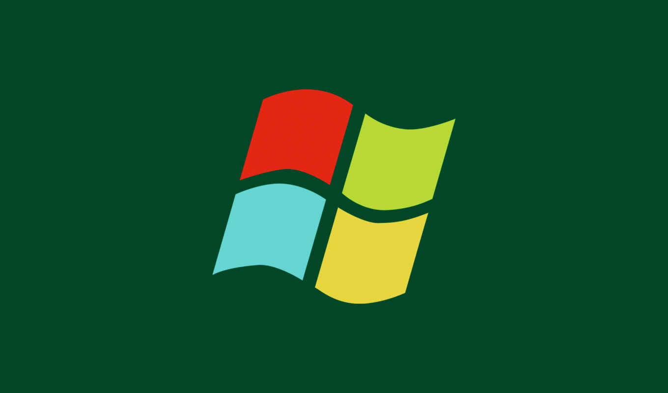 logo, окно, зелёный, microsoft