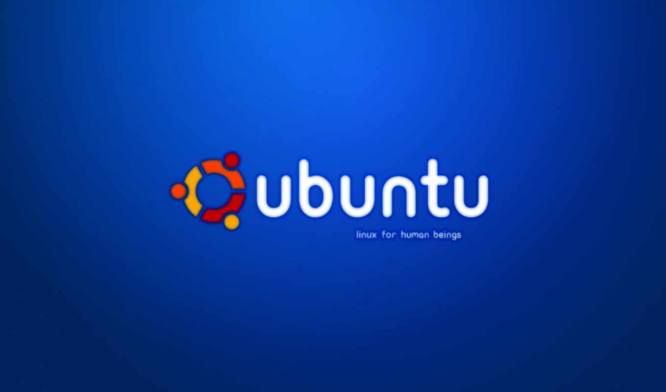 ubuntu, logo, blue