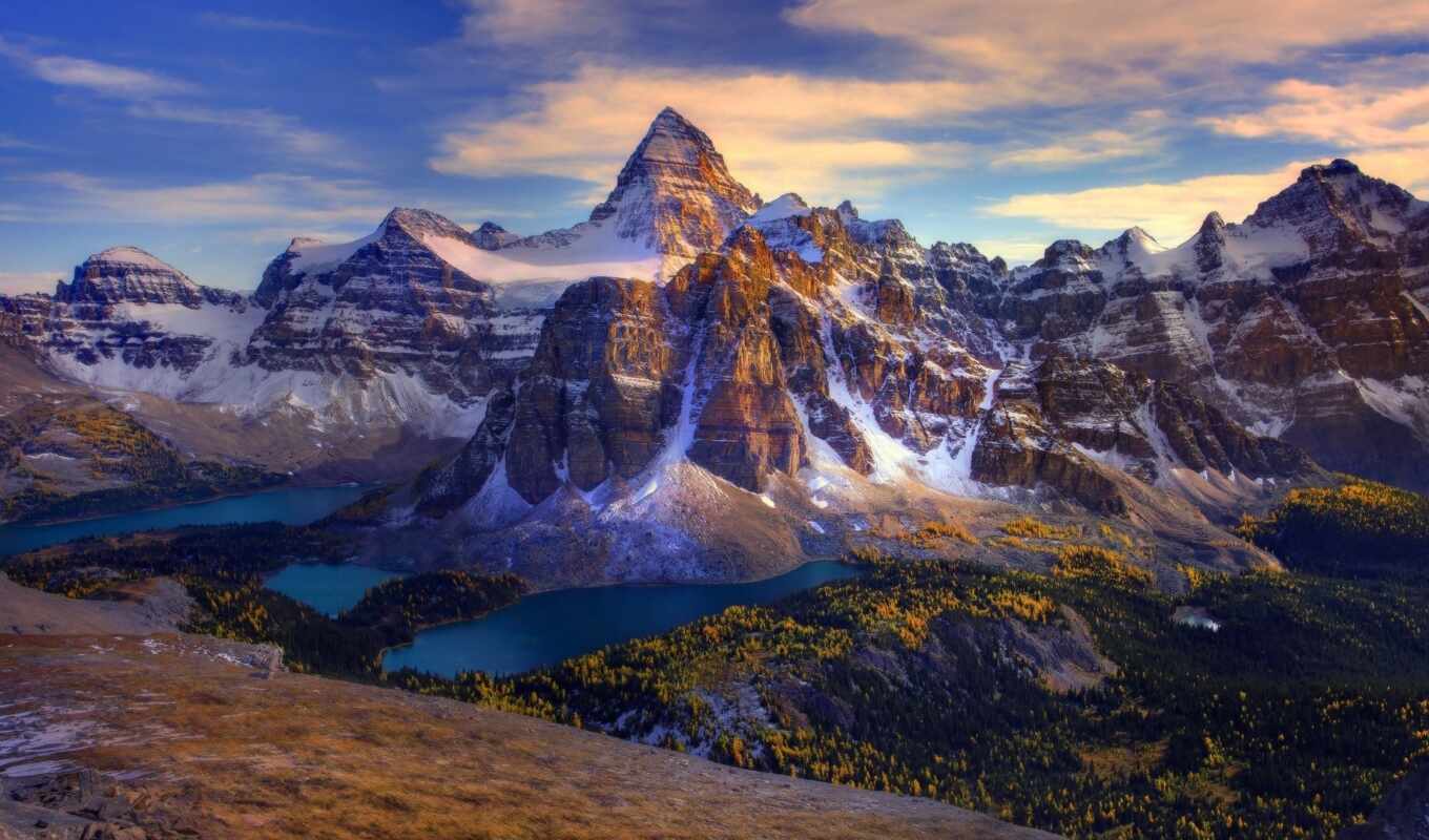mountains, Canada, along