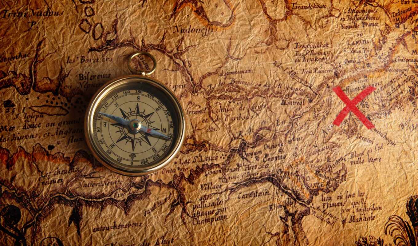 photo, map, different, age, old, compass, permission, treasure, stokovyi
