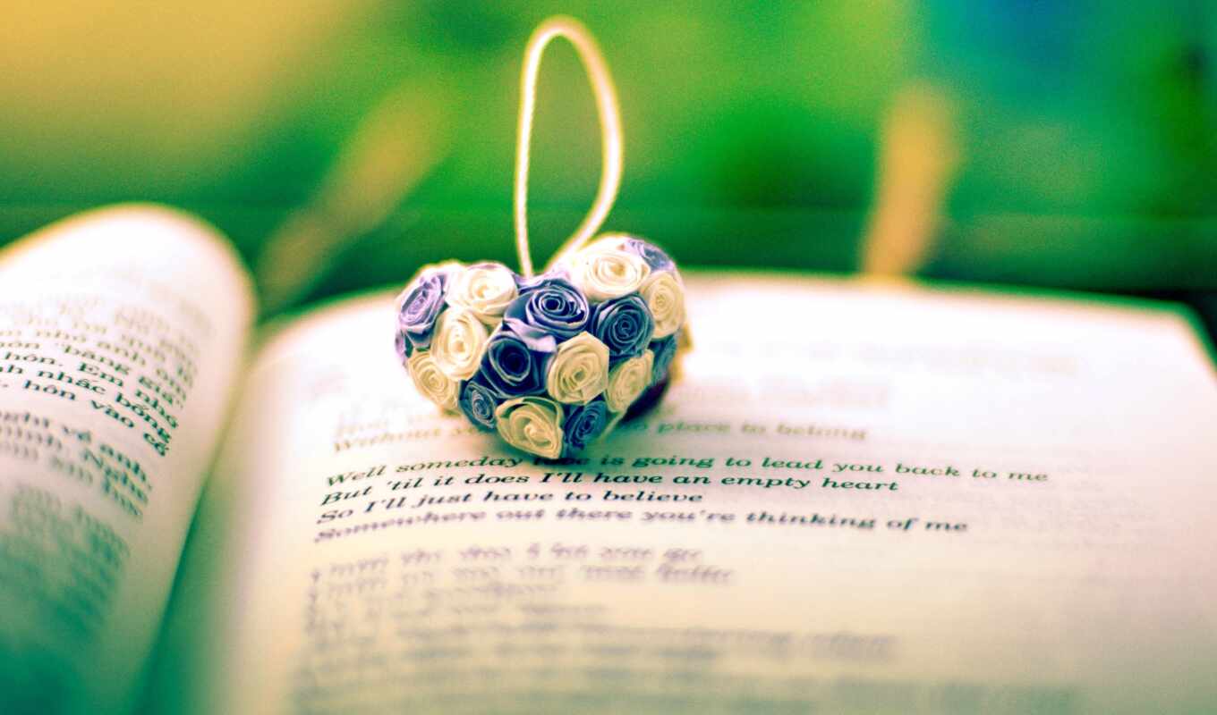 book, heart