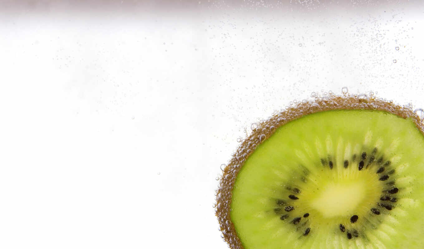 meal, water, other, minimalism, bubbles, with the button, right, kiwi