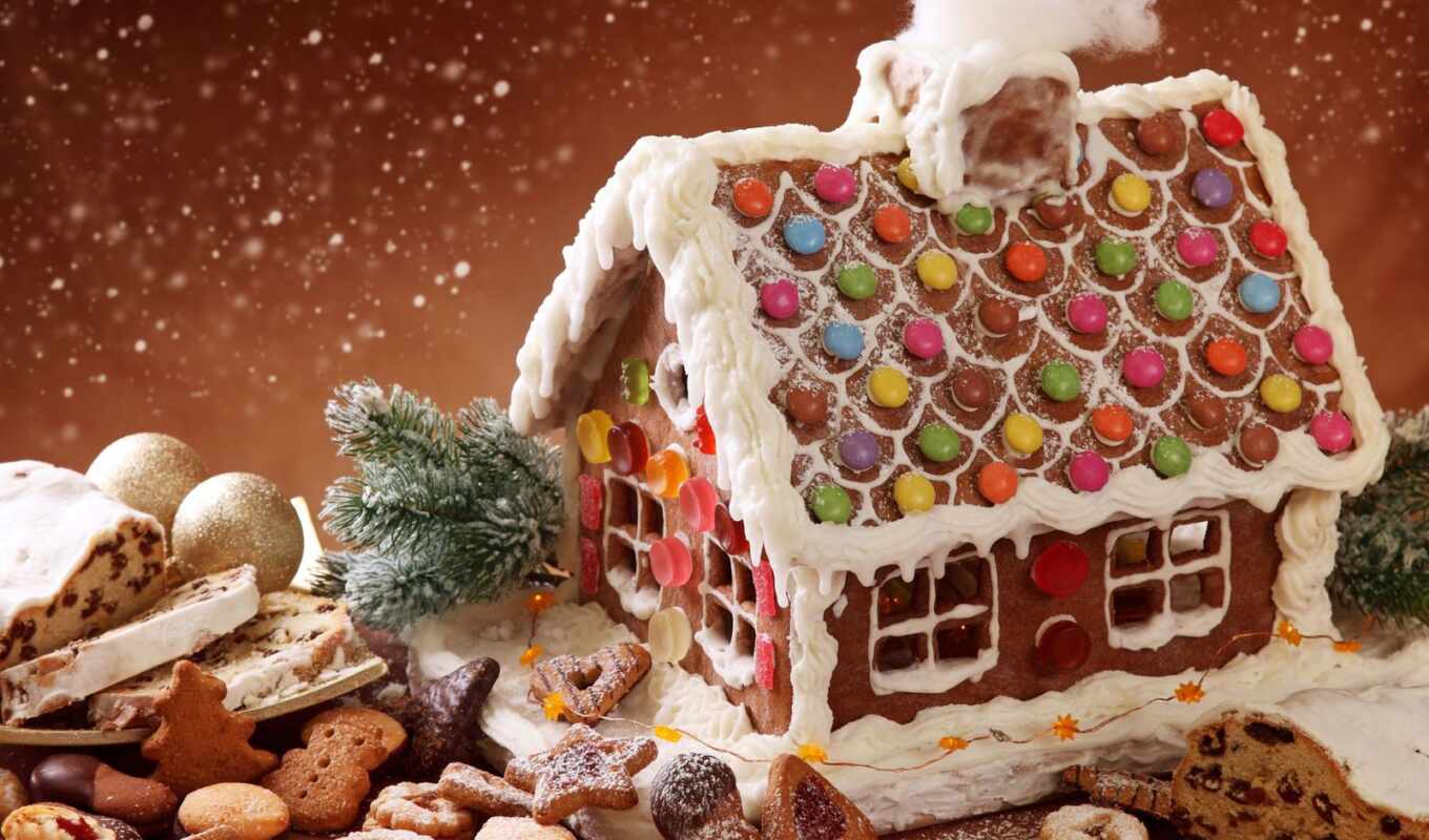 christmas, december, зима, праздник, виниловая, winte, домик, cookie, печенье, сладости, основа, пудра, волшебство, праздник, снегопад, пряники, имбирный хлеб, печенье, выпечка, bake, конфеты, деревенский