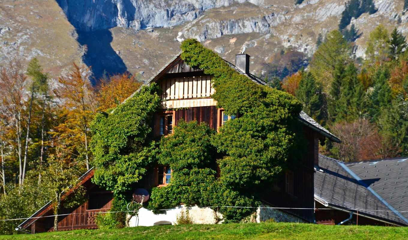 house, salzkamergut, austrian