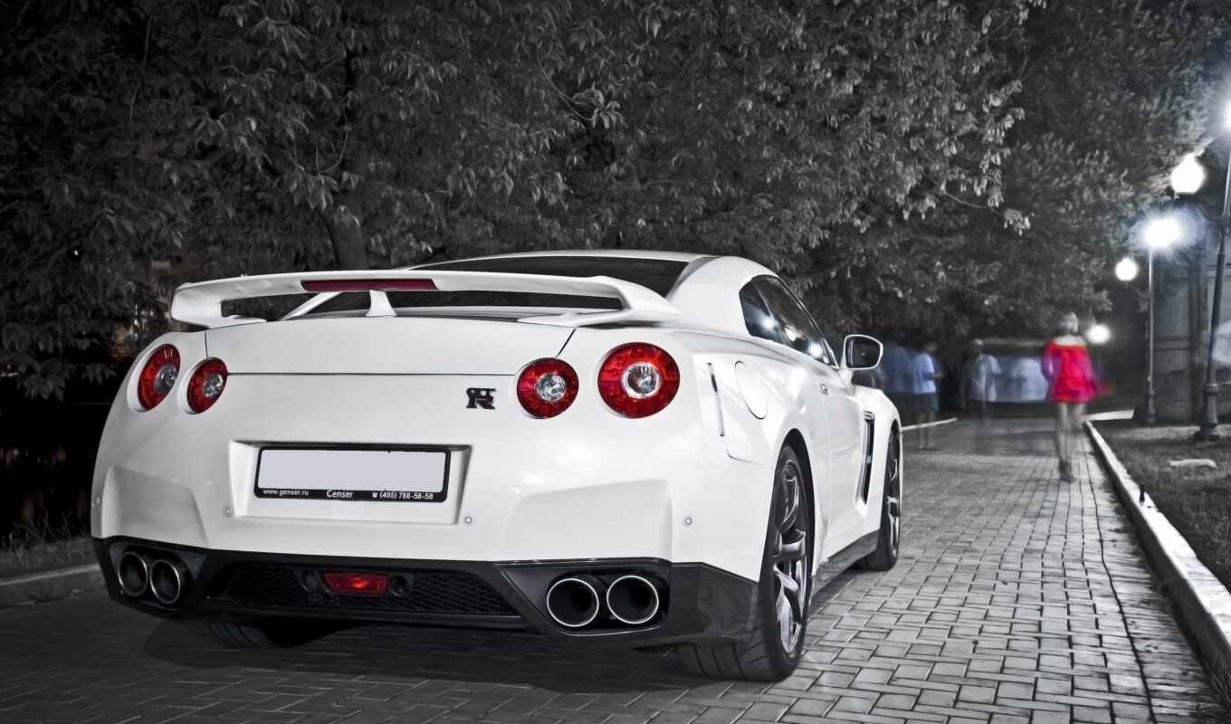 wallpaper, hd, white, picture, view, skyline, cars, women, auto, nissan, gtr, beautifully, unusual, backview