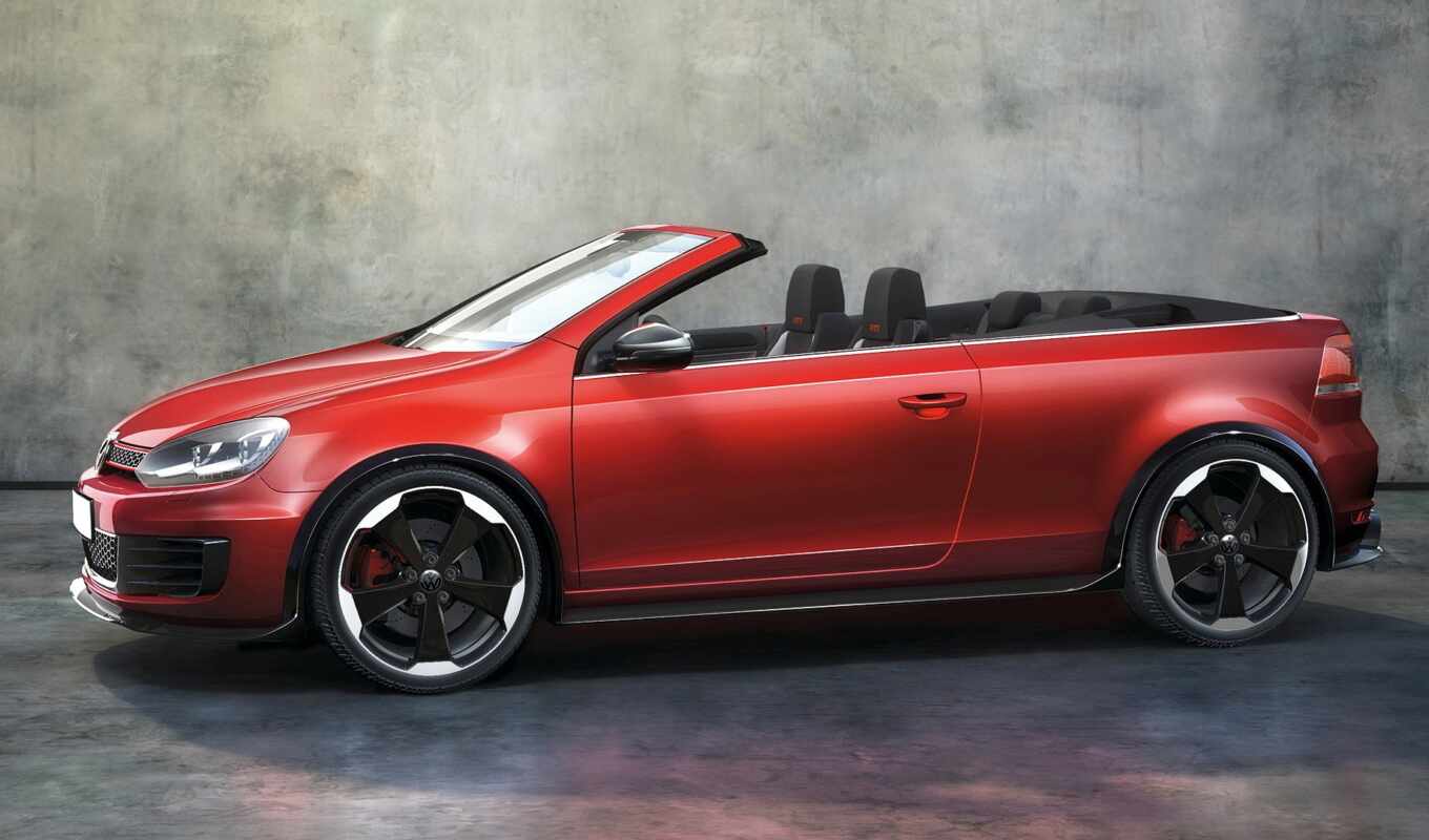 concept, cabriolet, golf, for Volkswagen, speed, six, either, have, gtus