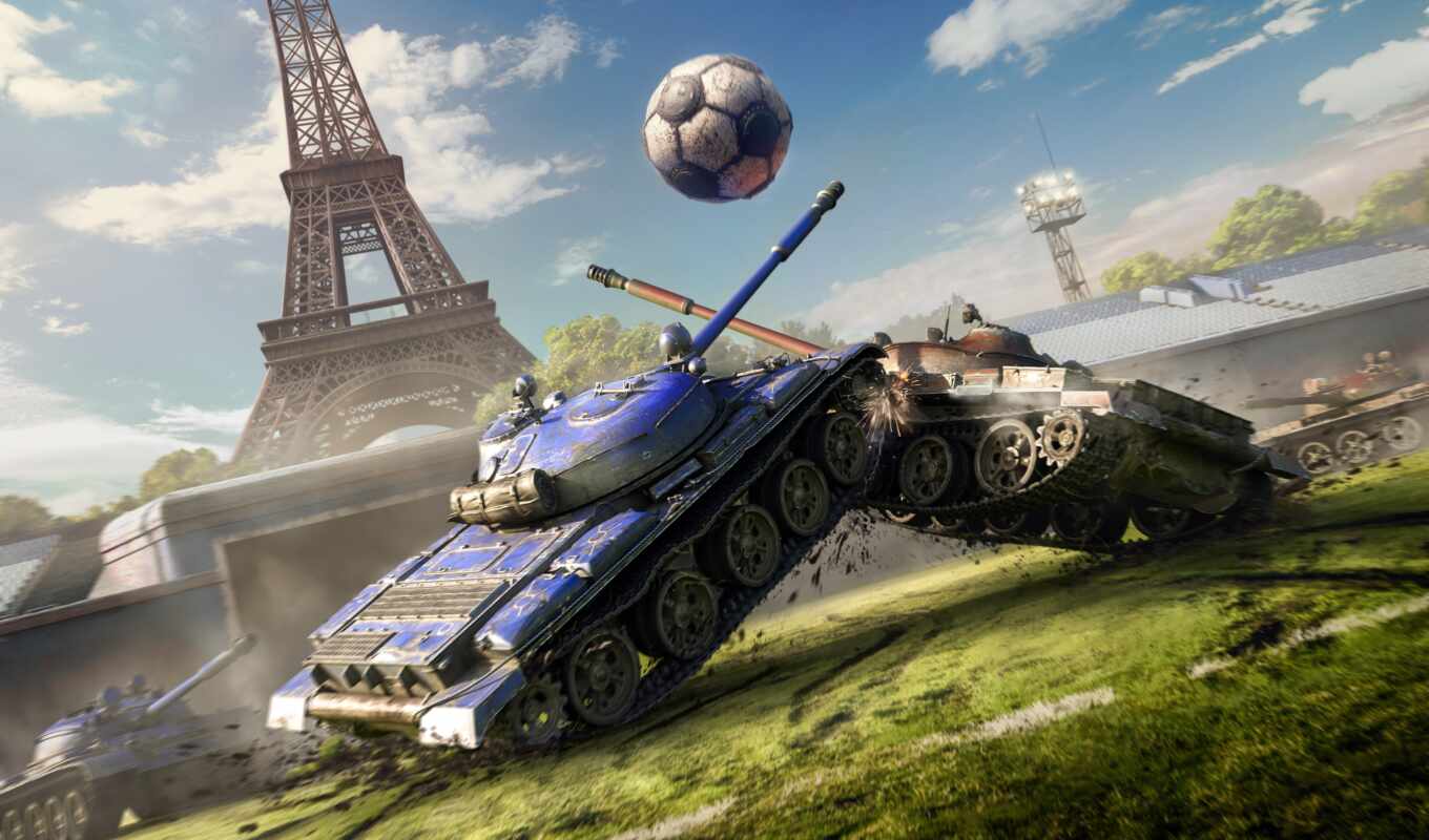 football, world, tank, soccer