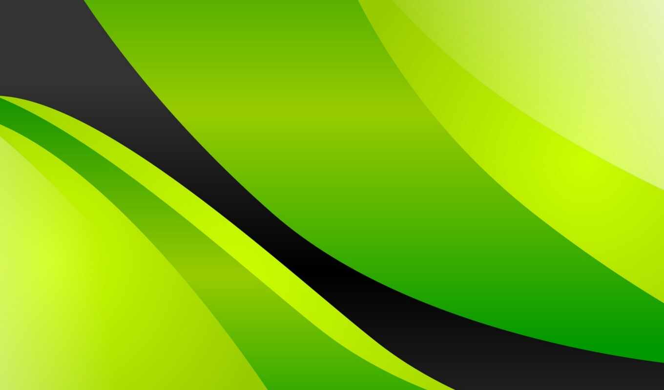 desktop, фон, abstract, зелёный, wavy
