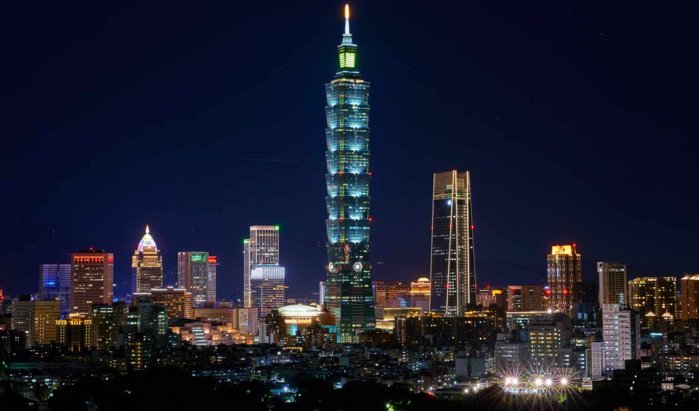 city, night, modern, architecture, taiwan, taipei, trail, hike, the skyscraper, xiangshan