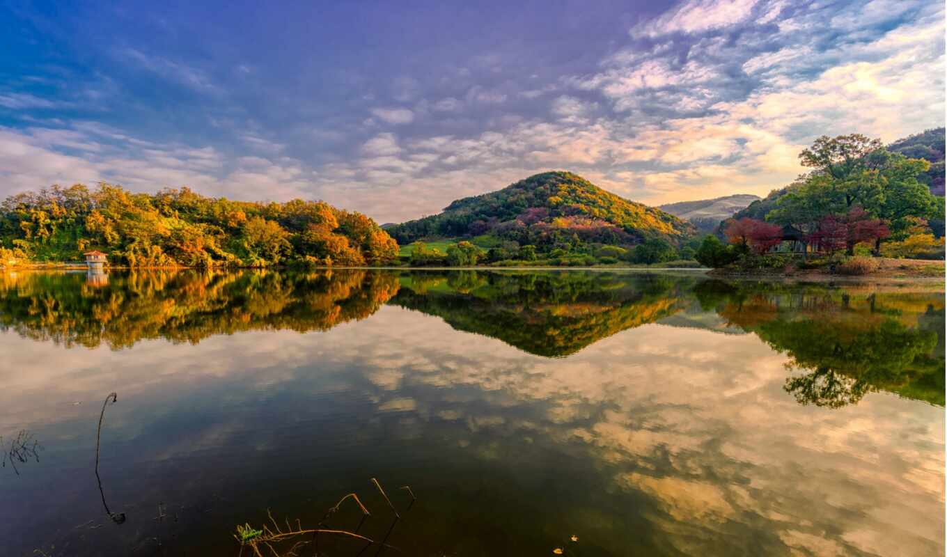 озеро, хороший, фотограф, kong, осень, который, томас, отражение, keep, narrow