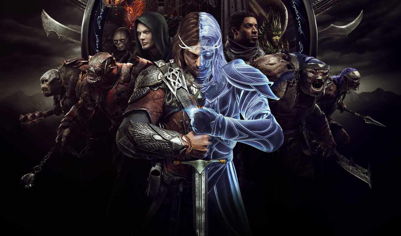 game, background, shadow, middle, earth, was, lord, or c, mordor, talon, celebrimbor