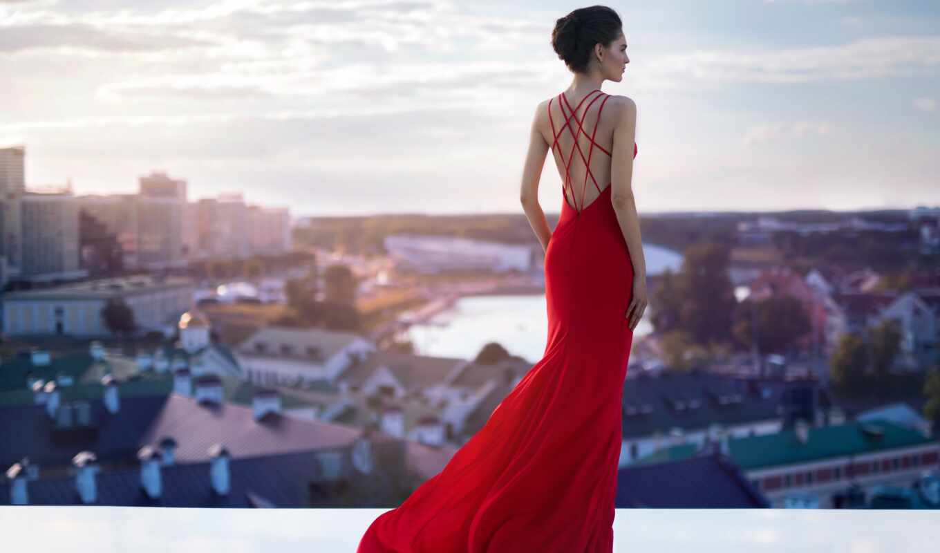 red, город, модель, платье, deep, fashion, release, ft, bite, otman, ownline