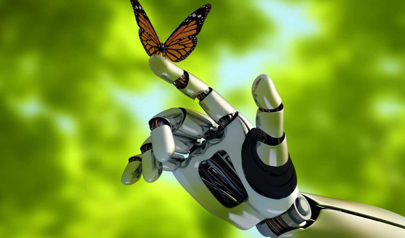 robot, роботы, fotos, stock, mariposa, mano, робототехника