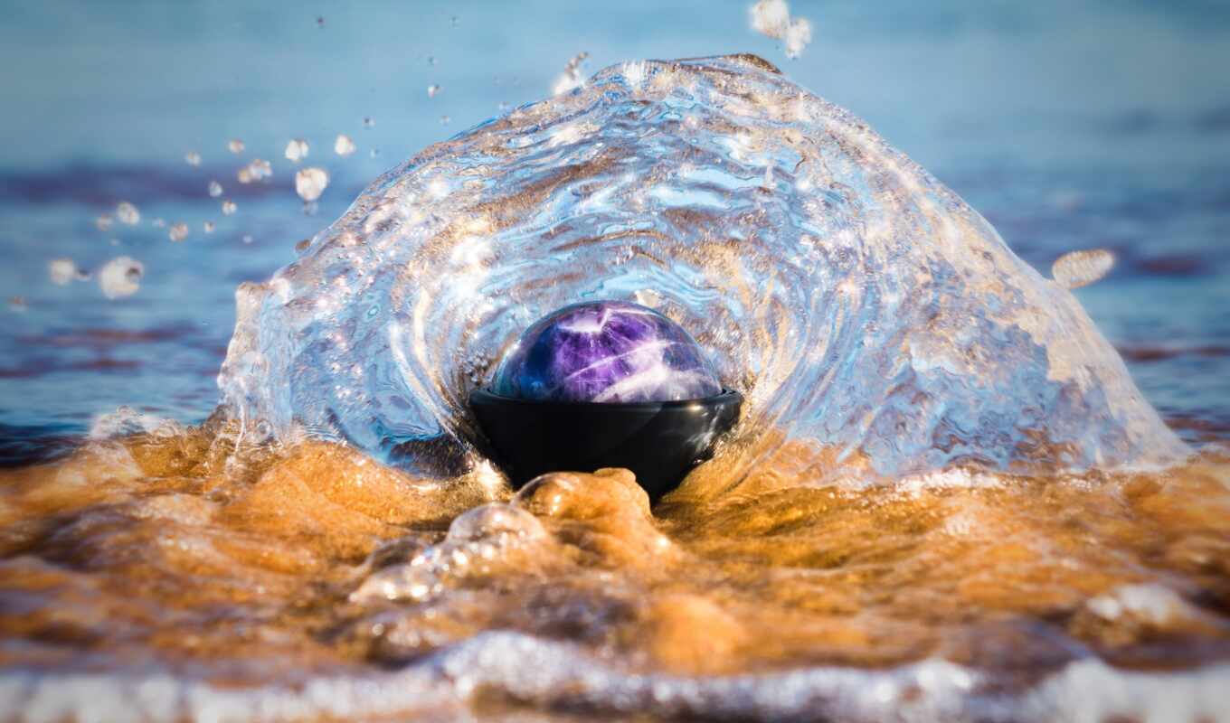 picture, new, water, view, splashes, wave, tab, permission, late, biology, seashell