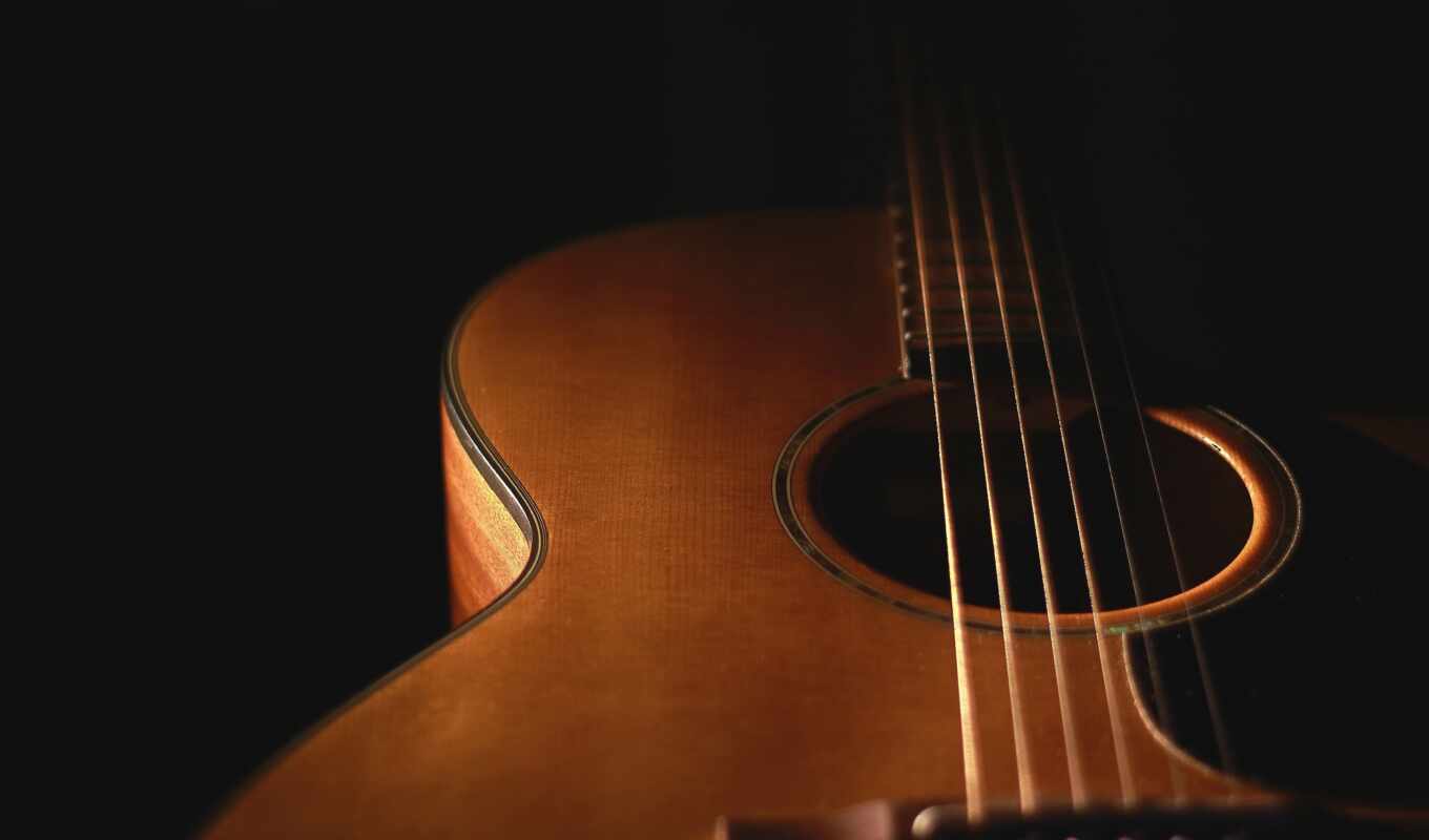guitar, string