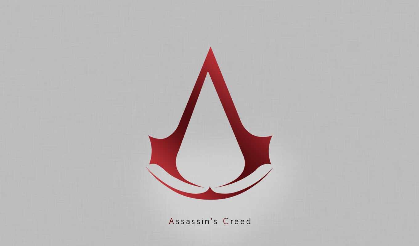 logo, game, red, creed, assassin