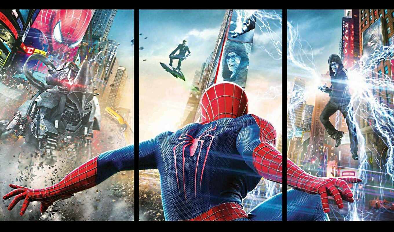 мужчина, электрический, movie, amazing, май, паук