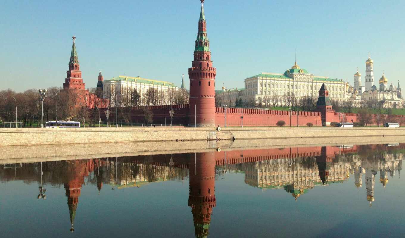 background, red, city, water, moscow, Kremlin, square, see, landmark