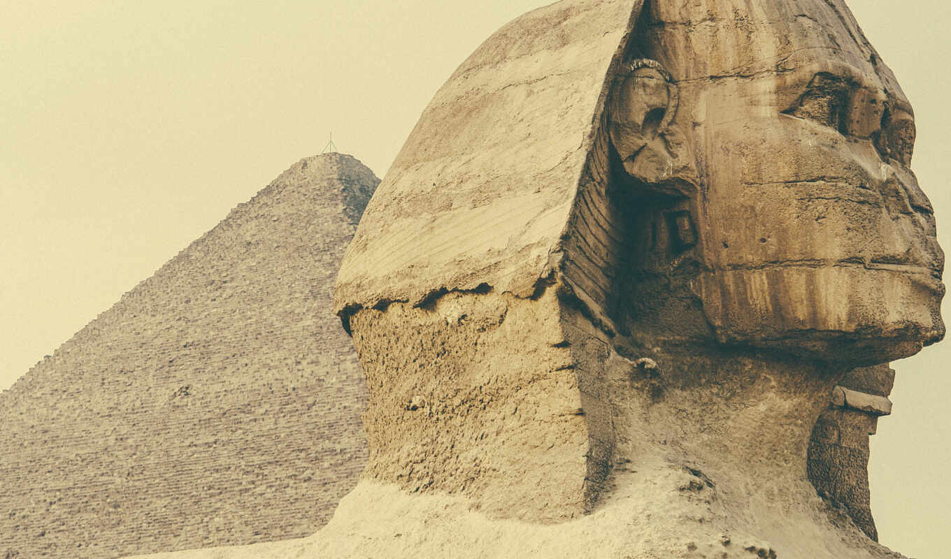 great, история, пирамида, египет, giza, сфинкс, sculpture