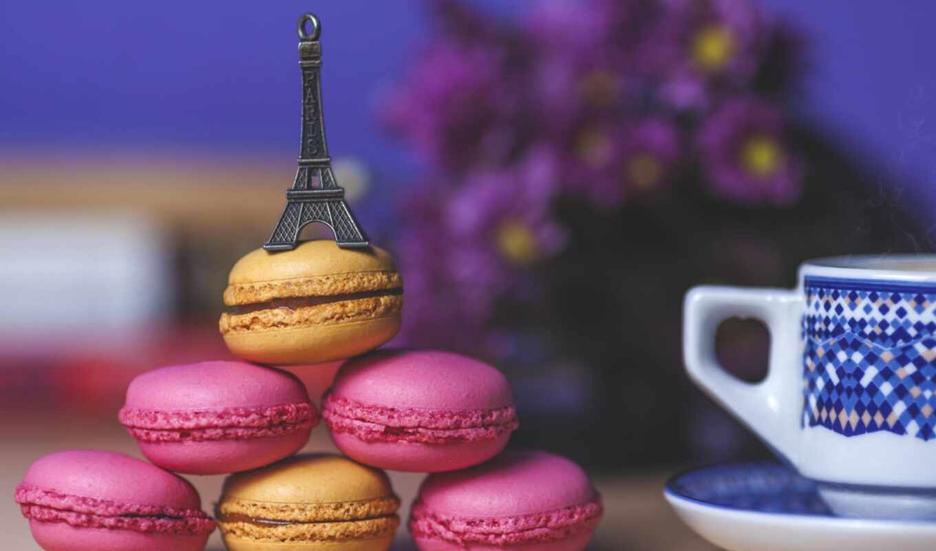 taste, Paris, kitchen, tower, cookie, french, multicolored, macaron, bakery products, eifelevyi, makaruna