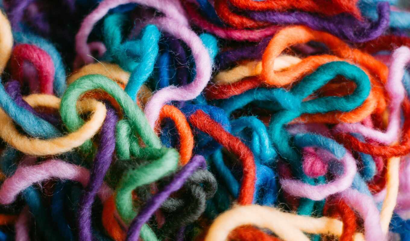 colorful, cloth, wool, color, textile