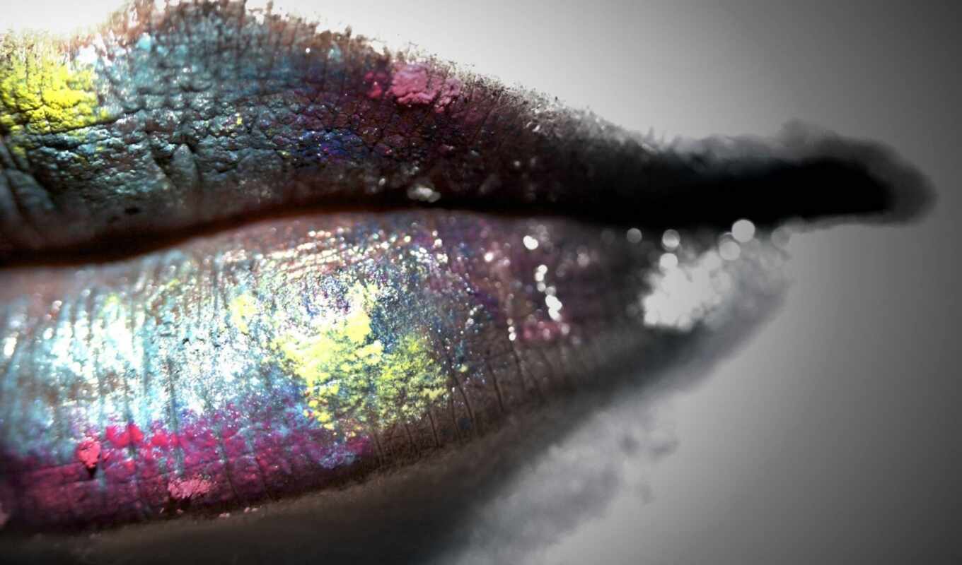 free, paint, lipstick, lip