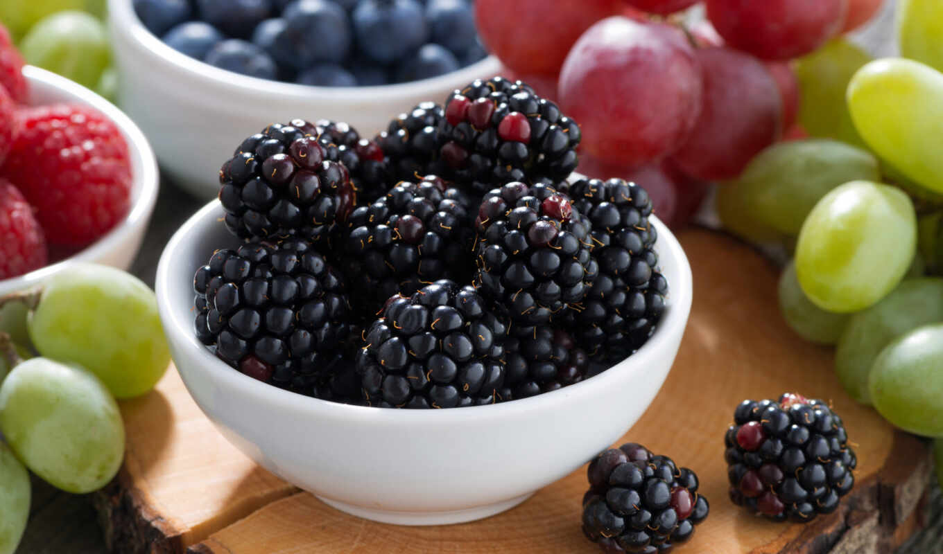 grape, blackberry, berry, low, pink, kartinkin