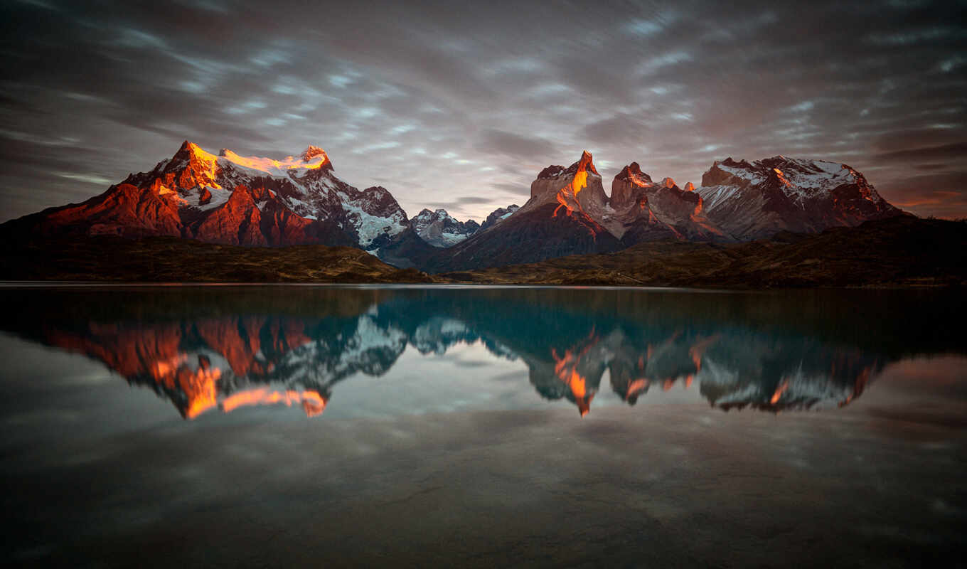 nature, landscape, southern, of, park, paine, chile, patagonia, national, torre