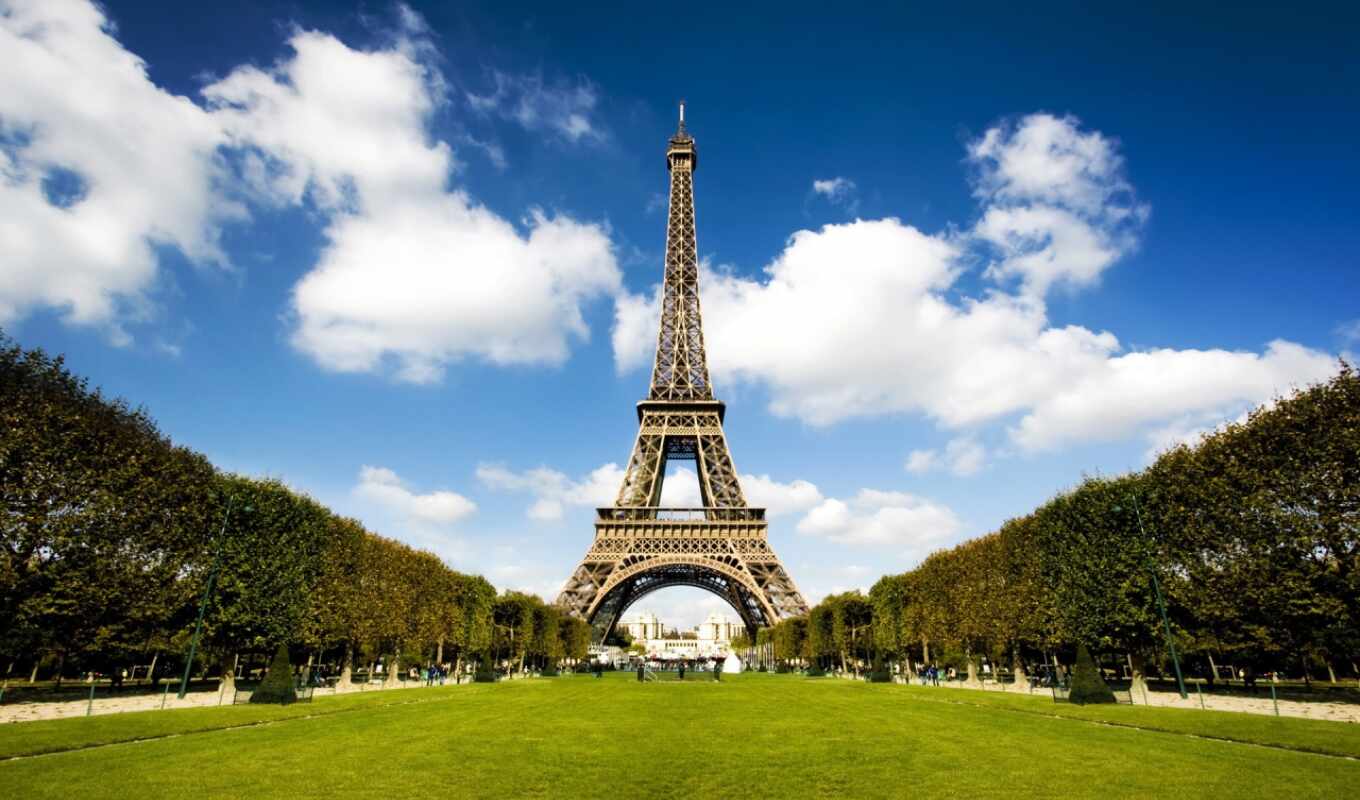 view, city, Paris, Eiffel, tower, eiffel, turret, towers