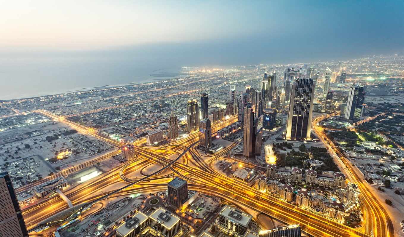 design, city, evening, Arabian, urban, burj, wing, aerial photography, halif